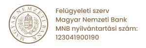 A Magyar Nemzeti Bank felügyelet alatt álló intézmény